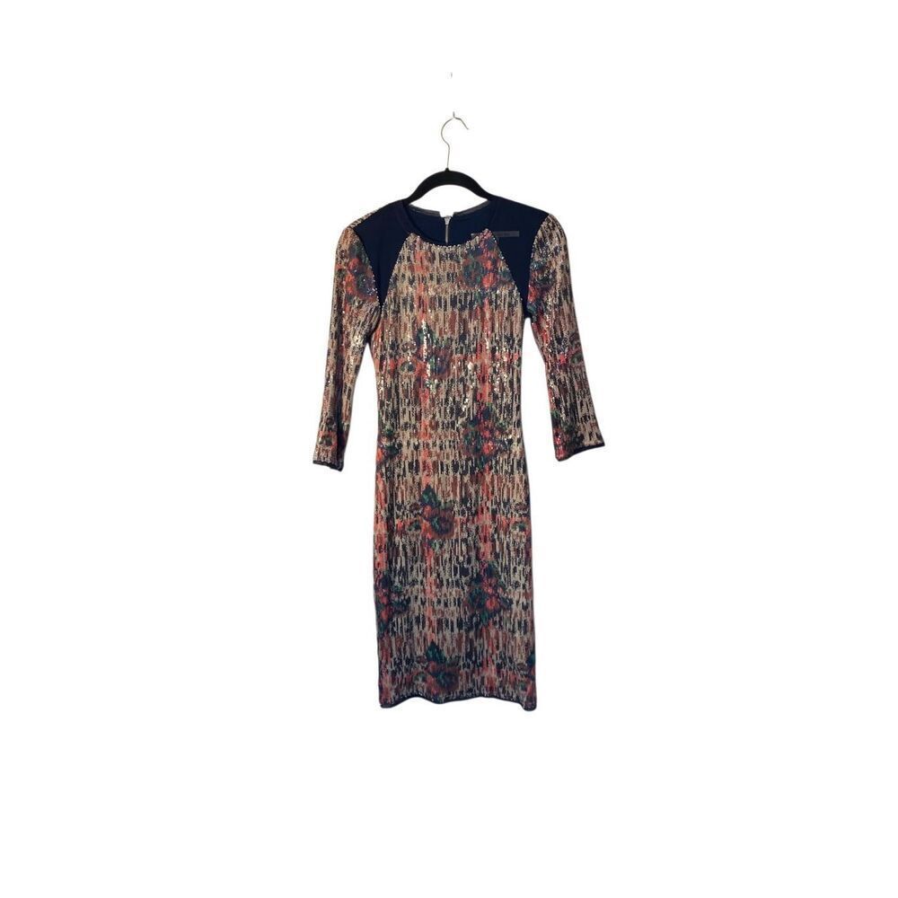 NWT, Rachel Roy, multicolored Sequin knee length dress small